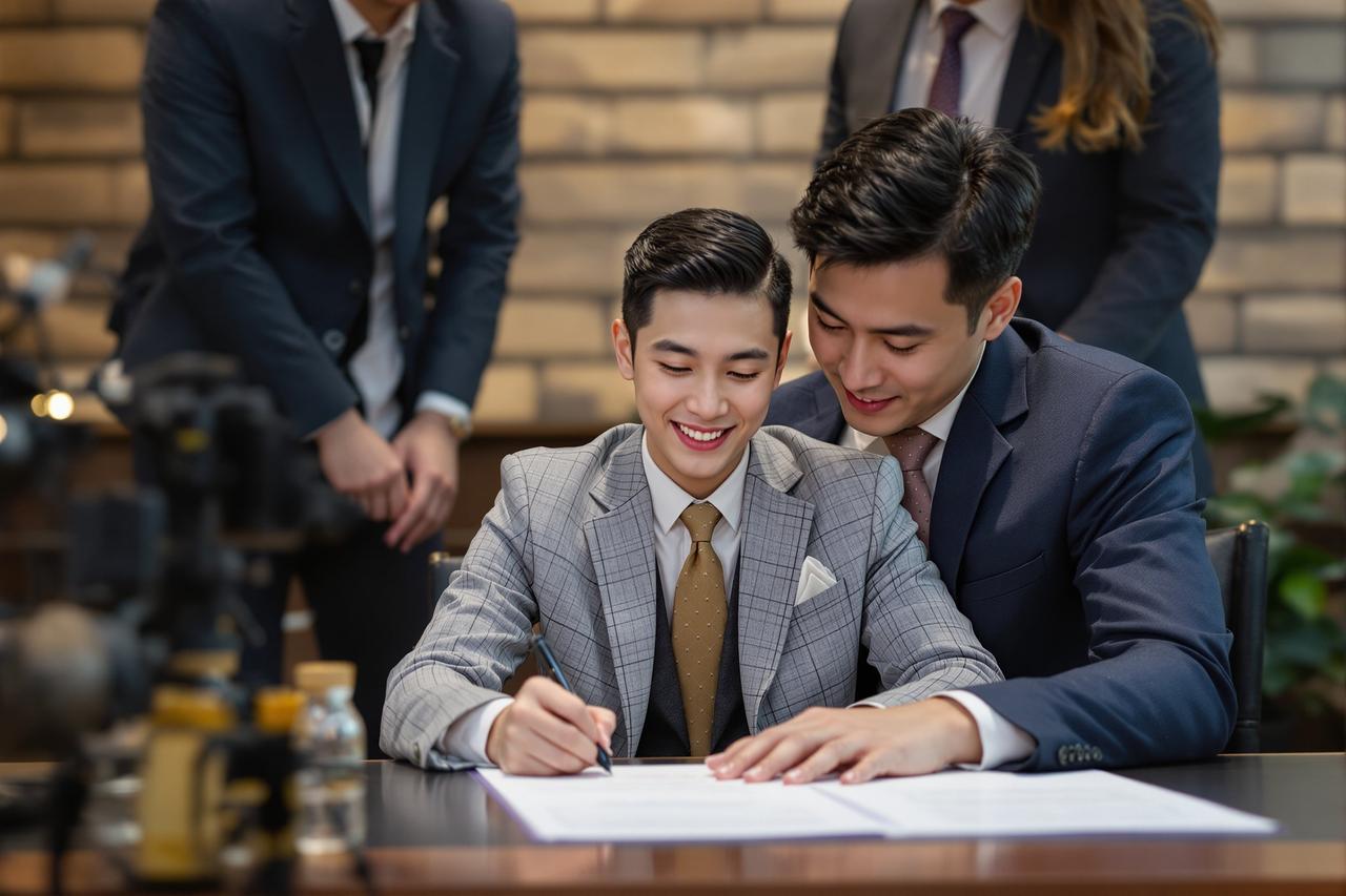 签约新生代演员陈思远，快播看片艺人矩阵再添新星